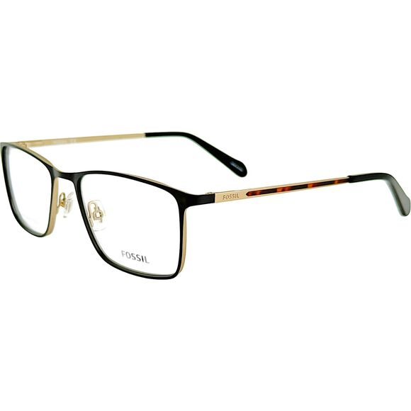 Fossil Fos 7091 G Mens Metal Eyeglass Frame 0003 Matte Black 53-17 - Picture 1 of 5